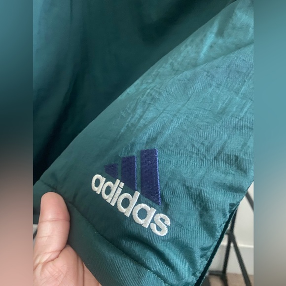 Adidas vintage rare full zip puffer insulated long coat - Picture 7 of 7